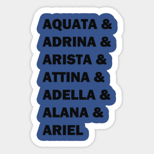 Daughters of Triton Sticker